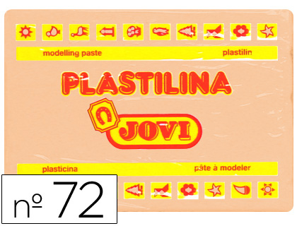 Barra 350g. plastilina Jovi 72 carne